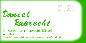 daniel ruprecht business card